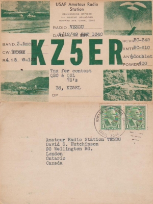 Scanned old QSL cards_88